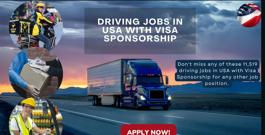 Driving Jobs: 11,000+ Driving Jobs in USA with Visa Sponsorship Today – Apply Now